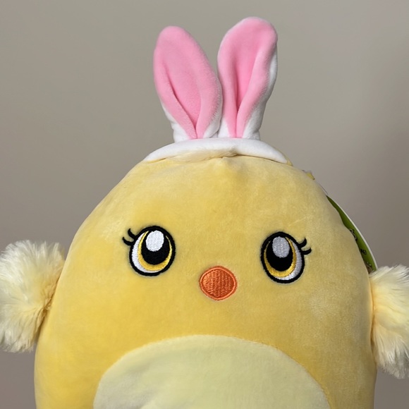 Squishmallows Aimee the Easter Chick with Bunny Ears NWT 8” HTF! - Picture 2 of 5